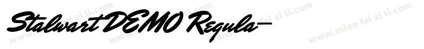 Stalwart DEMO Regula字体转换